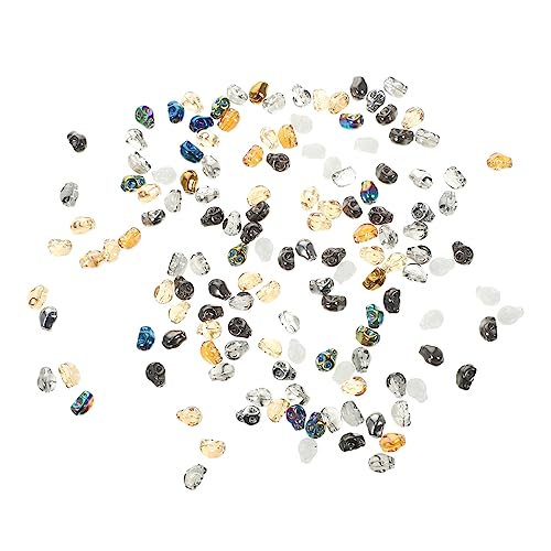 Operitacx 140Stücke DIY Schädelperlen Glasperlen für Armbänder und Schmuckprojekte und Halloween Dekorationen Operitacx 140Stücke DIY Schädelperlen Glasperlen für Armbänder und Schmuckprojekte und Halloween Dekorationen von Operitacx