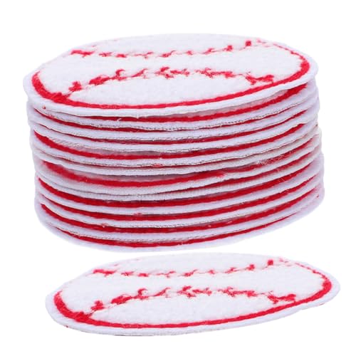 Operitacx 15 Stück Teiliges Baseball Patches Bestickte Sport Aufnäher zum Aufbügeln für Jeans Jacken Hüte Vielseitig für Verschiedene Stoffe Kreative DIY Kleidung Reparatur von Operitacx