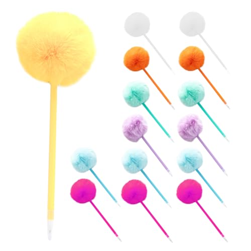 Operitacx 15 Stück Teiliges Bunte Pom Pom Kugelschreiber Flauschige Mehrfarbige Schreibstifte mit Weichem Griff Niedliche Party-giveaways für Weihnachten Schulfeiern Geburtstage und Operitacx 15 Stück Teiliges Bunte Pom Pom Kugelschreiber Flauschige Mehrfarbige Schreibstifte mit Weichem Griff Niedliche Party-giveaways für Weihnachten Schulfeiern Geburtstage und von Operitacx