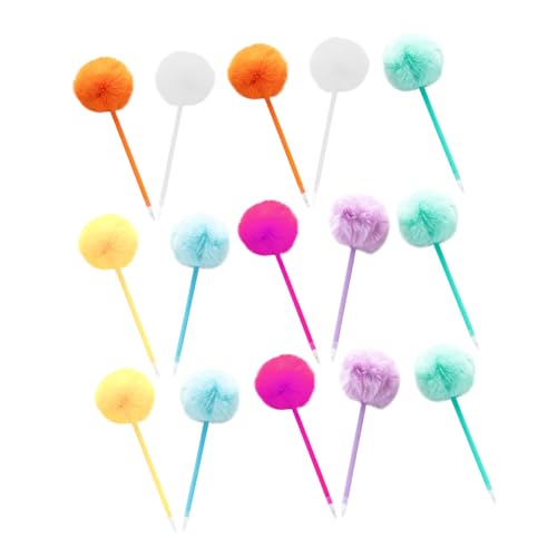Operitacx 15 Stück Teiliges Flauschige Kugelschreiber mit Buntem Pompon Weicher Ergonomischer Griff Kawaii Schreibstifte für Schule Büro Partygeschenk für Mädchen Weihnachts Schulfeier Operitacx 15 Stück Teiliges Flauschige Kugelschreiber mit Buntem Pompon Weicher Ergonomischer Griff Kawaii Schreibstifte für Schule Büro Partygeschenk für Mädchen Weihnachts Schulfeier von Operitacx