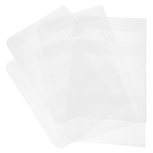Operitacx 15 Stück Transparent Dokumententaschen Teiliges mit Löchern PVC Aufbewahrung für Belege und Dokumente für Loseblatt Notizbuch und Organizer von Operitacx
