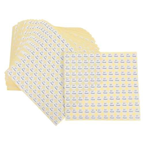 Operitacx 150 Blatt Kleine Aufkleber „Qc Bestanden“ Runde Selbstklebende Etiketten Für Und Produktprüfungen – Breite Anwendung Operitacx 150 Blatt Kleine Aufkleber „Qc Bestanden“ Runde Selbstklebende Etiketten Für Und Produktprüfungen – Breite Anwendung von Operitacx