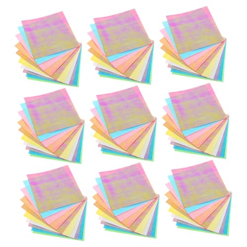 Operitacx 150 Stück Glänzendes Origami Papier 10 Farben Quadratisch Schillernd Farbiges Papier Dekoration Glitzernd Quadratisch Faltblatt Für Kunsthandwerksprojekte Von Kindern von Operitacx