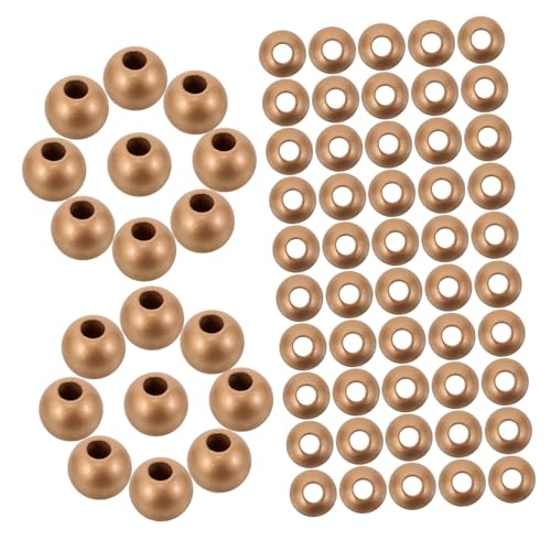 Operitacx 150 Stück Holzperlen Großes Loch Dyed Holzperlen Runde Abstandshalter Für DIY Schmuck Armbänder Halsketten Kreative Bastelprojekte Operitacx 150 Stück Holzperlen Großes Loch Dyed Holzperlen Runde Abstandshalter Für DIY Schmuck Armbänder Halsketten Kreative Bastelprojekte von Operitacx