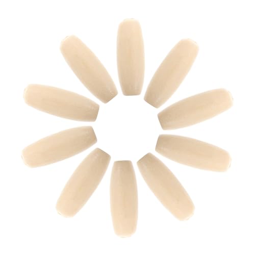 Operitacx 150 Stück Natürliche Ovale Holzperlen Bohrung Robuste Ahornholz Abstandsperlen für Diy Schmuckprojekte und Bastelarbeiten zum Auffädeln und Gestalten Operitacx 150 Stück Natürliche Ovale Holzperlen Bohrung Robuste Ahornholz Abstandsperlen für Diy Schmuckprojekte und Bastelarbeiten zum Auffädeln und Gestalten von Operitacx