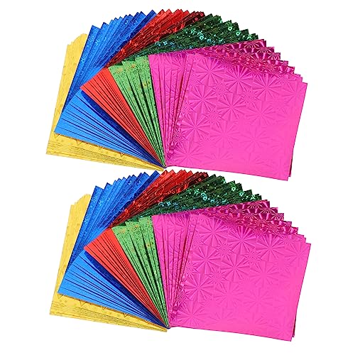 Operitacx 150 Stück Origami Papierstreifen Folienpapier Glitzerpapier Origami Papier DIY Bastelpapier Faltpapier Origami Karte DIY Faltpapier Bastelpapier Bastelpapier von Operitacx