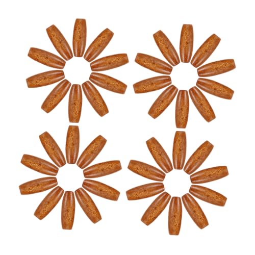 Operitacx 150 Stück Oval Holzperlen Ahorn für Schmuckherstellung Lochdurchmesser Diy Bastelperlen für Türvorhänge Taschen und Dekorationen Operitacx 150 Stück Oval Holzperlen Ahorn für Schmuckherstellung Lochdurchmesser Diy Bastelperlen für Türvorhänge Taschen und Dekorationen von Operitacx