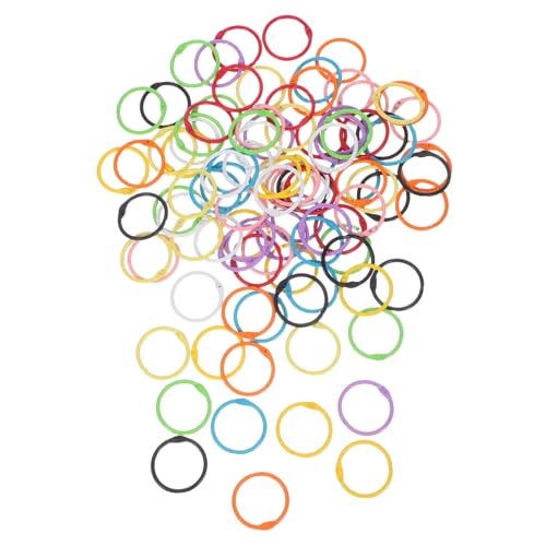 Operitacx 150 Stück Teiliges Bunte Metall-buchbinderinge Robuste Aufklappbare Binder Mechanismen für Karteikarten Scrapbooks Kalender und Lose Vielseitig Einsetzbar für Büro und Schule Operitacx 150 Stück Teiliges Bunte Metall-buchbinderinge Robuste Aufklappbare Binder Mechanismen für Karteikarten Scrapbooks Kalender und Lose Vielseitig Einsetzbar für Büro und Schule von Operitacx