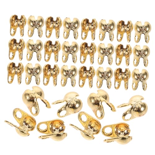 Operitacx 150Stücke Quetschperlen Endkappen für DIY Schmuck Muschel Endkappen mit Anlaufschutz für Armbänder und Einfache Montage Langlebig Operitacx 150Stücke Quetschperlen Endkappen für DIY Schmuck Muschel Endkappen mit Anlaufschutz für Armbänder und Einfache Montage Langlebig von Operitacx