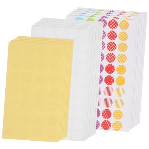 Operitacx 15Blätter Lochverstärkungsetiketten Selbstklebende Lochschutz Aufkleber für Binder und Ordner Transparent Papierlochverstärkungen für Dokumente und Notizen von Operitacx
