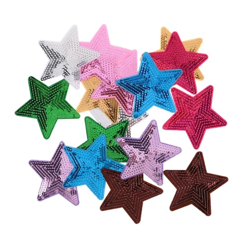 Operitacx 16 Stück Glitzer Sterne Patches zum Aufbügeln Fünfzackige Pailletten Aufnäher für Kleidung Hüte Jeans und Diy Bastelprojekte Vielseitige Anwendung Operitacx 16 Stück Glitzer Sterne Patches zum Aufbügeln Fünfzackige Pailletten Aufnäher für Kleidung Hüte Jeans und Diy Bastelprojekte Vielseitige Anwendung von Operitacx