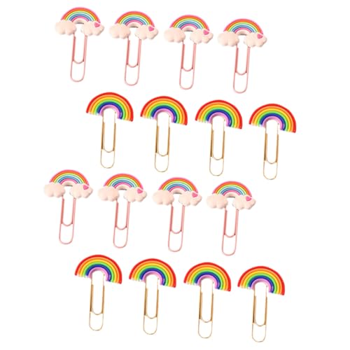 Operitacx 16 Stück Teiliges Bunte PVC Klammern Stabile Büroklammern mit Flexiblem Design Kleine Lesezeichen Clips für Büro Schule DIY Fotoalben und Papierklemmen Operitacx 16 Stück Teiliges Bunte PVC Klammern Stabile Büroklammern mit Flexiblem Design Kleine Lesezeichen Clips für Büro Schule DIY Fotoalben und Papierklemmen von Operitacx