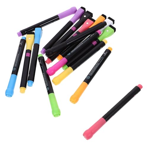 Operitacx 16 Stück Teiliges LED Schultafel Marker Abwischbare Wasserlösliche Kreidemarker für Blackboard Kreative Flüssigkreide Stifte Magnetisch Tragbar mit Runder und Keilförmiger Spitze Operitacx 16 Stück Teiliges LED Schultafel Marker Abwischbare Wasserlösliche Kreidemarker für Blackboard Kreative Flüssigkreide Stifte Magnetisch Tragbar mit Runder und Keilförmiger Spitze von Operitacx