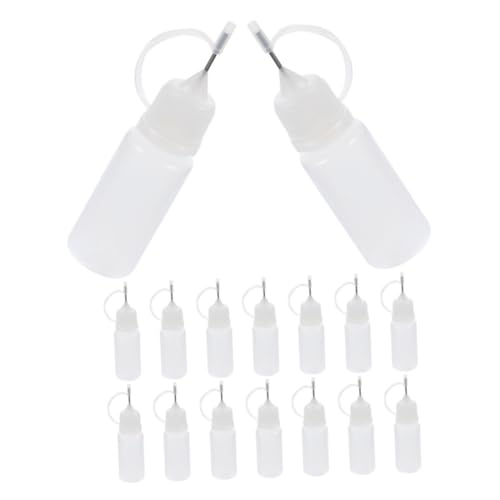 Operitacx 16 Stück Teiliges Quetschflaschen mit Nadeltipp für Präzise Anwendungen Nachfüllbare Kleber und Farbflaschen für DIY Projekte für Öl und Farbe Operitacx 16 Stück Teiliges Quetschflaschen mit Nadeltipp für Präzise Anwendungen Nachfüllbare Kleber und Farbflaschen für DIY Projekte für Öl und Farbe von Operitacx