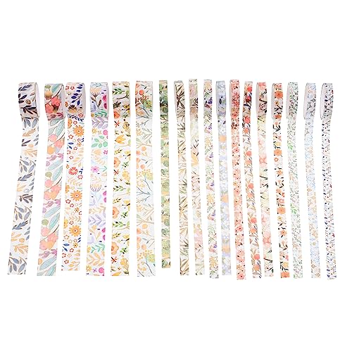Operitacx 18 Rollen Klebeband Vintage Abdeckband Farbige Aufkleber Bastel Und Geschenkband Farbige Aufkleber Blumenaufkleber Lichter Punkte Blumenband Tagebuch Abdeckband Operitacx 18 Rollen Klebeband Vintage Abdeckband Farbige Aufkleber Bastel Und Geschenkband Farbige Aufkleber Blumenaufkleber Lichter Punkte Blumenband Tagebuch Abdeckband von Operitacx