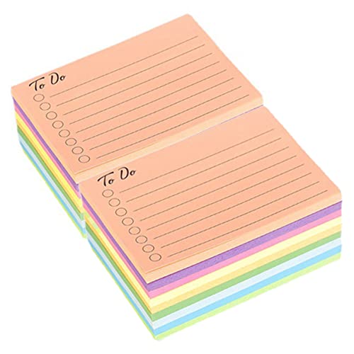 Operitacx 18 Stück Haftnotizen Notizblock farbig Notizbilder Farbe winzig aufkleber Kompakte Notizpolster nützlicher Memo-Sticker tragbare Notizblöcke Klebestreifen fluoreszierendes Papier von Operitacx