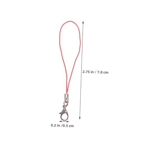 Operitacx 180 Stück Teiliges Bunte Lobster Verschluss Handyschlaufen für DIY Schmuck Bastelbedarf Vielseitige Handyhänger Schnur mit Robustem Karabiner Farbenfrohe Anhänger für Schlüssel Operitacx 180 Stück Teiliges Bunte Lobster Verschluss Handyschlaufen für DIY Schmuck Bastelbedarf Vielseitige Handyhänger Schnur mit Robustem Karabiner Farbenfrohe Anhänger für Schlüssel von Operitacx