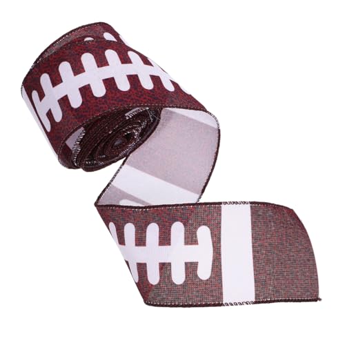Operitacx 1Rolle Sportthema Geschenkband mit Drahtkante Yards für DIY Dekoration Geschenkverpackung Kranz und Mottoparty Dekorationen Operitacx 1Rolle Sportthema Geschenkband mit Drahtkante Yards für DIY Dekoration Geschenkverpackung Kranz und Mottoparty Dekorationen von Operitacx
