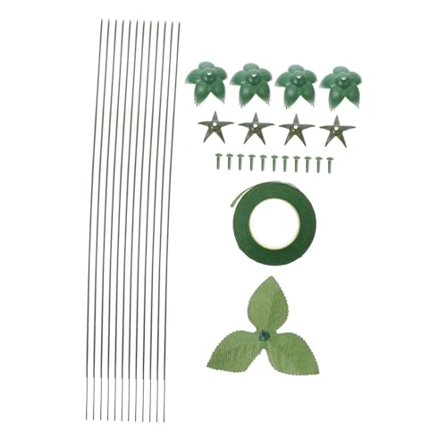 Operitacx 1Satz Blumenanordnungskit Teilig DIY Blumenstiele und Zubehör für Kunstblumen Drahtstiele Blütenhalter und Grünem Klebeband für Kreative Arrangements Operitacx 1Satz Blumenanordnungskit Teilig DIY Blumenstiele und Zubehör für Kunstblumen Drahtstiele Blütenhalter und Grünem Klebeband für Kreative Arrangements von Operitacx