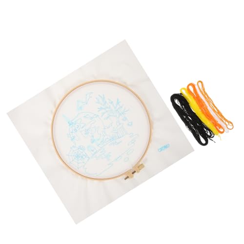 Operitacx 1Satz DIY Halloween Stickset mit Pumpkin Bat Motiven Rahmen für Nähprojekte und zu Halloween von Operitacx