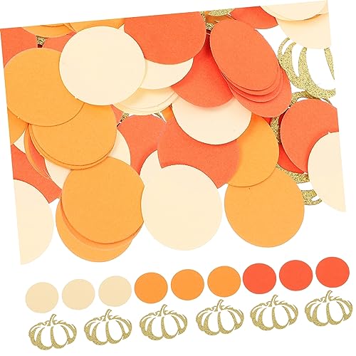 Operitacx 1Tasche Beutel Thanksgiving Konfetti Kürbis Pailletten Papier Konfetti für Erntedankfest Tischdekoration und Partyzubehör Operitacx 1Tasche Beutel Thanksgiving Konfetti Kürbis Pailletten Papier Konfetti für Erntedankfest Tischdekoration und Partyzubehör von Operitacx
