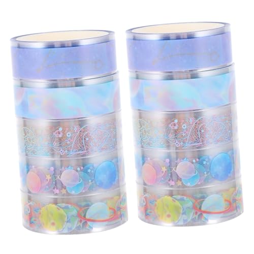 Operitacx 2 Boxen Boxen Washi Tape Transparentes Pet Klebeband Dekoratives Masking Tape für Scrapbooking DIY Basteln Geschenkverpackung Handbuch Gestaltung Operitacx 2 Boxen Boxen Washi Tape Transparentes Pet Klebeband Dekoratives Masking Tape für Scrapbooking DIY Basteln Geschenkverpackung Handbuch Gestaltung von Operitacx