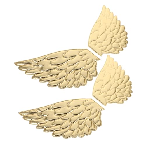 Operitacx 2 Paare Goldene Engel Flügel Patches für Diy Basteln Aufnäher Bügelbild Stoffapplikationen für Kleidung Kostüme und Kreative Projekte Einfach Anzubringen Operitacx 2 Paare Goldene Engel Flügel Patches für Diy Basteln Aufnäher Bügelbild Stoffapplikationen für Kleidung Kostüme und Kreative Projekte Einfach Anzubringen von Operitacx