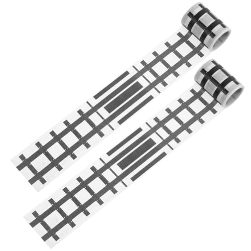 Operitacx 2 Rollen DIY Straßen und Eisenbahn Klebeband Flexible Abnehmbare Verkehrsaufkleber für Basteln und Leicht Zuschneidbar Rückstandsfrei Entfernbar Kreative Spielstraße Operitacx 2 Rollen DIY Straßen und Eisenbahn Klebeband Flexible Abnehmbare Verkehrsaufkleber für Basteln und Leicht Zuschneidbar Rückstandsfrei Entfernbar Kreative Spielstraße von Operitacx