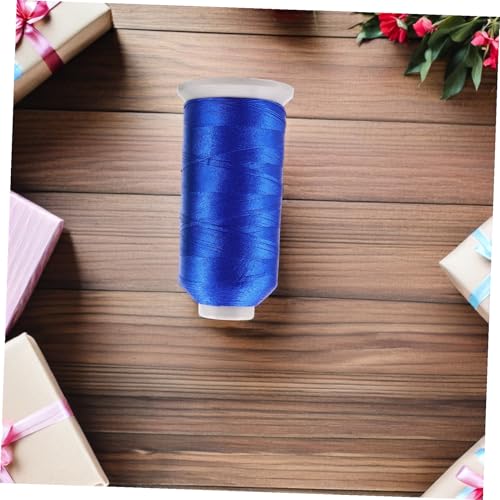 Operitacx 2 Rollen Elastisches Polyester-nähgarn Spulen Farbintensives Reißfestes Stick Quiltgarn für Handnähen Reparatur Maschinennähzubehör in Blau von Operitacx