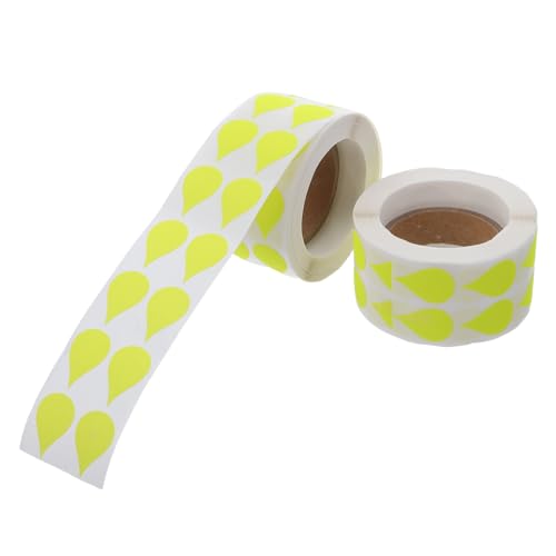 Operitacx 2 Rollen Fluoreszierende Tropfenaufkleber Selbstklebend Beschreibbare Neon-etiketten für Küche Vorratsgläser Flaschen und Klassenzimmer Stark Haftend Sichtbar Kreative Operitacx 2 Rollen Fluoreszierende Tropfenaufkleber Selbstklebend Beschreibbare Neon-etiketten für Küche Vorratsgläser Flaschen und Klassenzimmer Stark Haftend Sichtbar Kreative von Operitacx