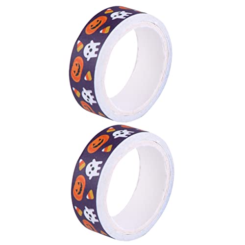 Operitacx 2 Rollen Halloween Papierklebeband Ablösbar Diy Dekoratives Klebeband für Festival Basteln Scrapbooking Geschenkverpackung und Partydekoration Operitacx 2 Rollen Halloween Papierklebeband Ablösbar Diy Dekoratives Klebeband für Festival Basteln Scrapbooking Geschenkverpackung und Partydekoration von Operitacx