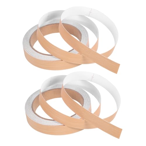 Operitacx 2 Rollen Holz Kantenband Selbstklebendes Reparaturband für Möbel und Böden zur Diy Anwendung an Türen Schränken und Fußleisten Breit Operitacx 2 Rollen Holz Kantenband Selbstklebendes Reparaturband für Möbel und Böden zur Diy Anwendung an Türen Schränken und Fußleisten Breit von Operitacx