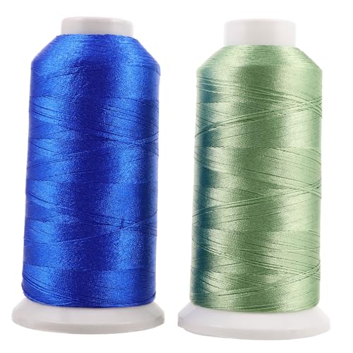 Operitacx 2 Rollen Polyester Nähgarn Stark Vertikales Eis-seiden Garn Maschinen Handstickfähig für Quilten Handnähen Stickmaschine Bastelprojekte Langlebig Knotenfrei Operitacx 2 Rollen Polyester Nähgarn Stark Vertikales Eis-seiden Garn Maschinen Handstickfähig für Quilten Handnähen Stickmaschine Bastelprojekte Langlebig Knotenfrei von Operitacx