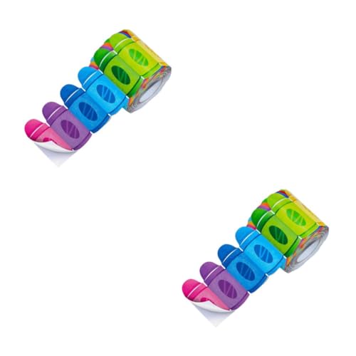 Operitacx 2 Rollen Randaufkleber mit Buntstift Dekorationen Grenzaufkleber Klassenzimmer Vinyl lehrreich Pinnwand-Aufkleber Bulletin-Randaufkleber Aufkleber aus beschichtetem Papier Operitacx 2 Rollen Randaufkleber mit Buntstift Dekorationen Grenzaufkleber Klassenzimmer Vinyl lehrreich Pinnwand-Aufkleber Bulletin-Randaufkleber Aufkleber aus beschichtetem Papier von Operitacx