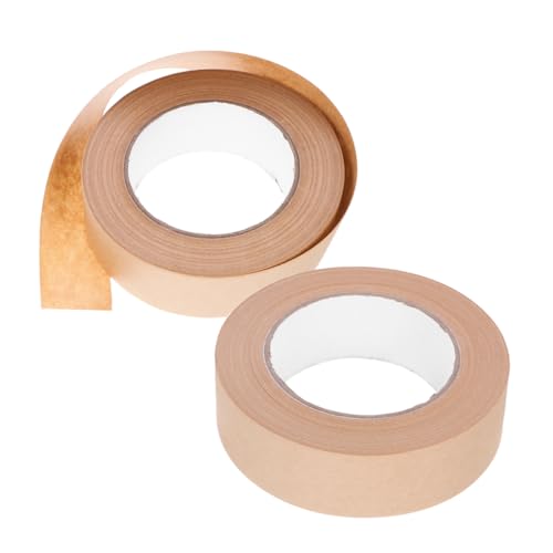 Operitacx 2 Rollen Wasseraktiviertes Klebeband für Bilderrahmen und Kunstprojekte Umweltfreundliches Kraftpapier für Dekoration Beschädigt Ihre Kunstwerke Operitacx 2 Rollen Wasseraktiviertes Klebeband für Bilderrahmen und Kunstprojekte Umweltfreundliches Kraftpapier für Dekoration Beschädigt Ihre Kunstwerke von Operitacx