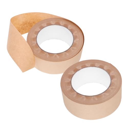 Operitacx 2 Rollen Wasseraktiviertes Klebeband für Rahmen und Kunstwerke Kraftpapierband für Aquarellmalerei Vielseitig Einsetzbar Leicht zu Handhaben für Kreative Projekte Operitacx 2 Rollen Wasseraktiviertes Klebeband für Rahmen und Kunstwerke Kraftpapierband für Aquarellmalerei Vielseitig Einsetzbar Leicht zu Handhaben für Kreative Projekte von Operitacx