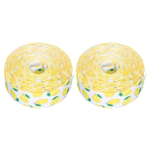 Operitacx 2 Rollen Zitronen Polyester Dekoband mit Fruchtmuster Breit Lang Langlebiges Geschenkband für Partydekoration DIY Schleifen Hochzeits Geburtstagsfeiern Operitacx 2 Rollen Zitronen Polyester Dekoband mit Fruchtmuster Breit Lang Langlebiges Geschenkband für Partydekoration DIY Schleifen Hochzeits Geburtstagsfeiern von Operitacx