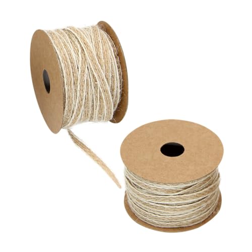 Operitacx 2 STÜCK Jute Dekorationsband für Hochzeit Weihnachten Atmungsaktives DIY Geschenkband Vielseitig Einsetzbar für Bastelprojekte und Party Dekorationen Operitacx 2 STÜCK Jute Dekorationsband für Hochzeit Weihnachten Atmungsaktives DIY Geschenkband Vielseitig Einsetzbar für Bastelprojekte und Party Dekorationen von Operitacx