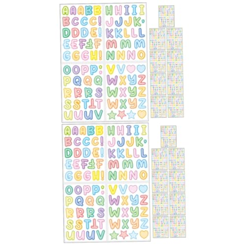 Operitacx 2 Sätze Bunte Buchstaben Aufkleber Selbstklebende Alphabet Sticker Für Diy Dekoration Wasserfest Geeignet Für Notizbücher Tassen Lunchboxen Und Kreative Projekte 10 Blätter * 2 Operitacx 2 Sätze Bunte Buchstaben Aufkleber Selbstklebende Alphabet Sticker Für Diy Dekoration Wasserfest Geeignet Für Notizbücher Tassen Lunchboxen Und Kreative Projekte 10 Blätter * 2 von Operitacx