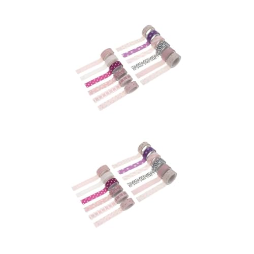 Operitacx 2 Sätze Bunte Washi Tapes Dekorative Klebebänder Für Diy Scrapbooking Und Bastelprojekte Vielseitige Designs Für Kreative Gestaltungen 12 Rollen * 2 von Operitacx