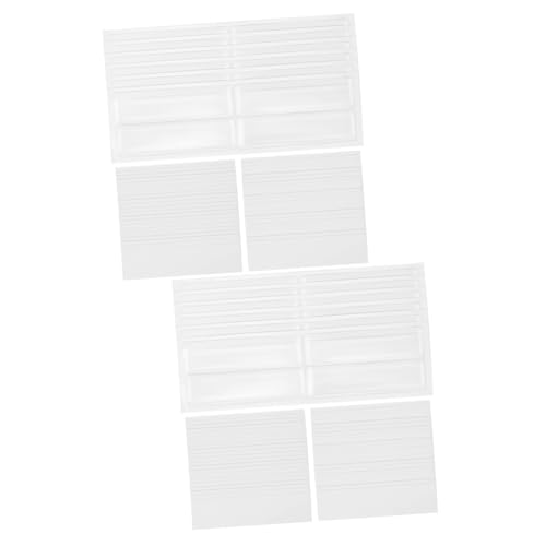 Operitacx 2 Sätze Etikettenbeutelpapierkombination Etiketthalter Klebstofftaschen Mülleimer Beschriftungen Selbstklebende Etikettentaschen Klebetiketten Mit Taschen Regaletikettenhalter Pvc von Operitacx