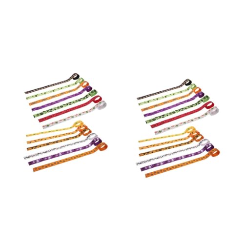 Operitacx 2 Sätze Halloween-band Party Schleife Thematisiert Schüttgut Halloween-kabelband Dekore Aus Bändern Selber Machen Band Der Halloween-serie Diy-bänder Polyester 13 Stück * 2 von Operitacx