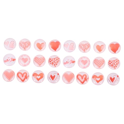 Operitacx 2 Sätze Herzförmige Patches Für Diy Schmuck Runde Dekorationselemente Für Armbänder Schlüsselanhänger Und Mehr 12 Stücke * 2 Operitacx 2 Sätze Herzförmige Patches Für Diy Schmuck Runde Dekorationselemente Für Armbänder Schlüsselanhänger Und Mehr 12 Stücke * 2 von Operitacx