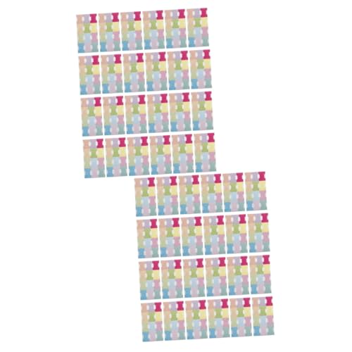 Operitacx 2 Sätze Kreative Farbige Haftnotizen Selbstklebende Index Tabs Für Dokumentenklassifizierung Notizen Und Lesezeichen Praktisch Für Büro Und Studium 24 Blätter * 2 von Operitacx