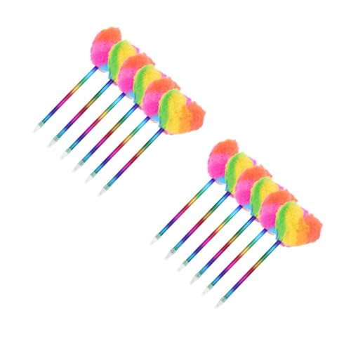 Operitacx 2 Sätze Love Kugelschreiber Flauschige Stifte Mädchen Schreibstifte Rosa Stifte Flauschiger Kugelschreiber Flauschige Kugelschreiberform Süße Stifte Für Mädchen 6 Stück * 2 von Operitacx