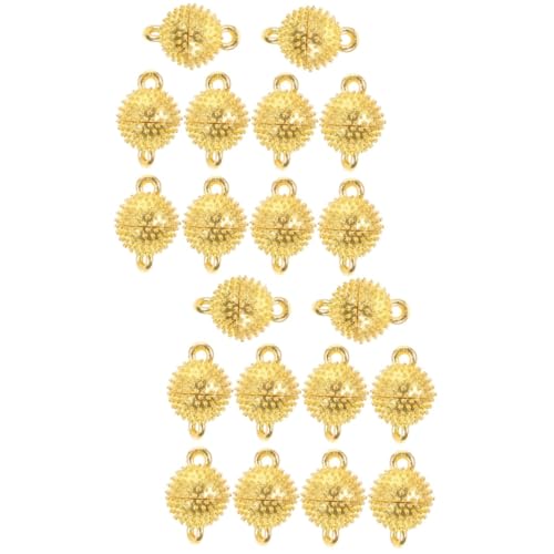 Operitacx 2 Sätze Magnetische Schmuckverschlüsse Starke Runde Diy Zubehörteile Für Und Armbänder Verschlüsse Für Schmuckherstellung Und Reparatur Glänzendes Langlebiges Material 20 Stück * 2 Operitacx 2 Sätze Magnetische Schmuckverschlüsse Starke Runde Diy Zubehörteile Für Und Armbänder Verschlüsse Für Schmuckherstellung Und Reparatur Glänzendes Langlebiges Material 20 Stück * 2 von Operitacx