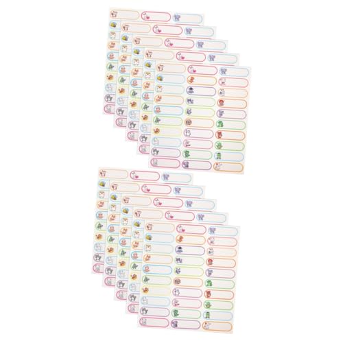 Operitacx 2 Sätze Namensaufkleber Hochzeit Schild Namensetiketten Vinyl Nennen Sie Tag -aufkleber Etiketten Für Unisex Niedliche Etikettenaufkleber Pvc Selbstklebend 5 Blätter * 2 von Operitacx