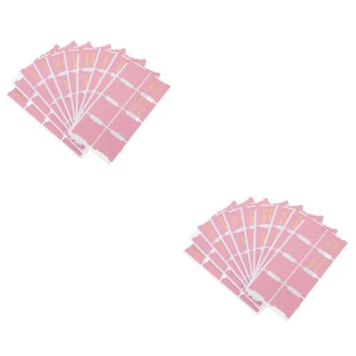 Operitacx 2 Sätze PU Bibelindex Tabs mit Rosa und Leeren Etiketten Leder Lesezeichen für Bibelstudium Praktische Seitenmarkierungen für Studenten und Leser von Operitacx