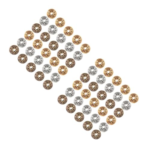 Operitacx 2 Sätze Perlen Beads Kügelchen Handgemachter Schmuck Diy Schmuck Schmuckzubehör Versand Kit Zur Schmuckherstellung Kreis Met Reize Diy -schmuckzubehör Legierung 300 Stücke * 2 von Operitacx