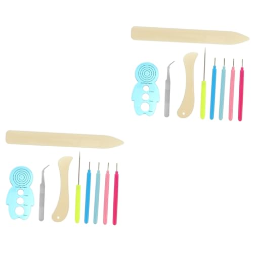 Operitacx 2 Sätze Quilling-werkzeuge Aus Papier Fondant Technik Goldfolie Eisstockschießen Bausatz Kunststoffgriff Bastelkasten Kugelschreiber Aus Papier Curling-slot-kit Plastik 9 Stück * 2 Operitacx 2 Sätze Quilling-werkzeuge Aus Papier Fondant Technik Goldfolie Eisstockschießen Bausatz Kunststoffgriff Bastelkasten Kugelschreiber Aus Papier Curling-slot-kit Plastik 9 Stück * 2 von Operitacx